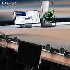 Fast Charging-Magnetic Suction Smart Fast Charging Mobile Phone Holder For Tesla Model 3/Y (for left hand drive )