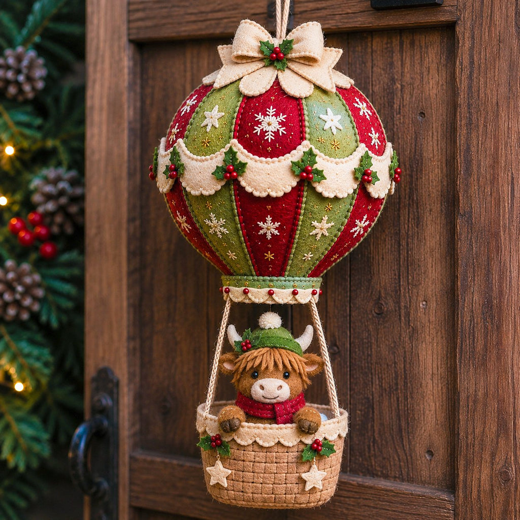 Christmas Hot Air Balloon Hanging DIY Kit