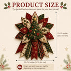 🎄 Festive Quilted Christmas Door Hanging DIY Sewing Kit