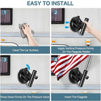 Flag Pole Holder for Tesla Cybertruck