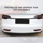 Fog Light Rear Taillights Cover For Model 3/Y Protective Film Covers (Carbon Fiber Pattern ABS) (1 pair) (2017-2023)