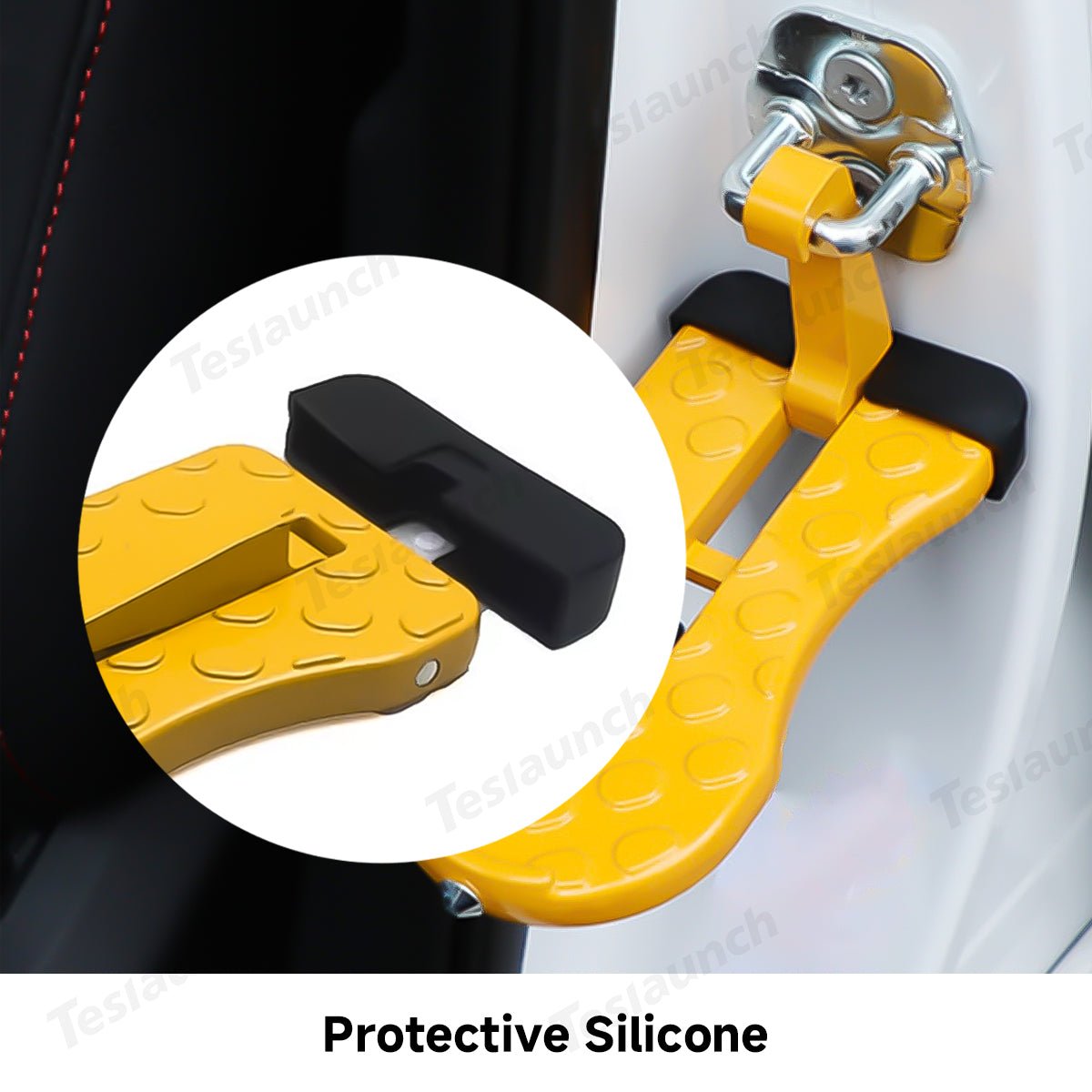 Foldable Car Door Step with Safety Hammer for All Cars