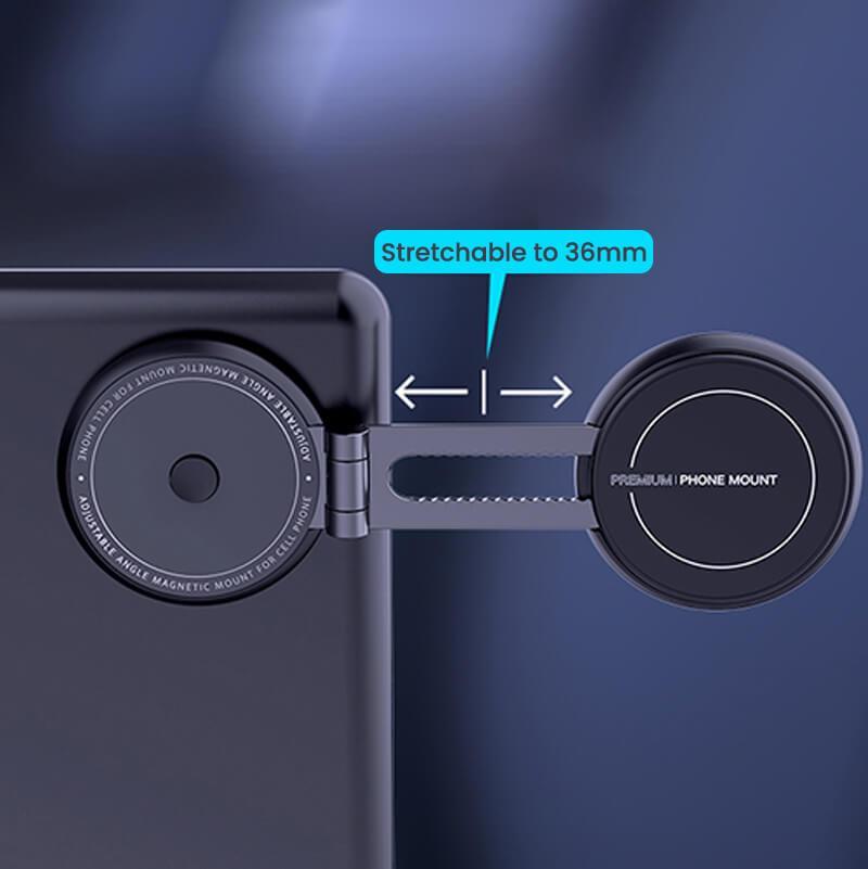 Foldaway Phone Mount Holder With MagSafe For Tesla Model 3/Y (2017+)