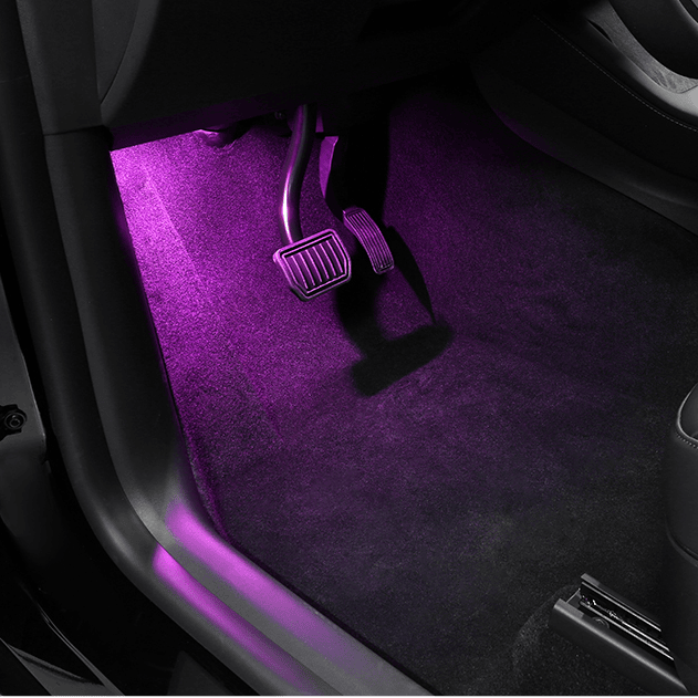 Miroken Footwell / Puddle / Glovebox / Frunk / Trunk LED Lights for Model 3/Y/S/X