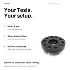 Forged Wheel Spacer for Tesla Model 3/Y/X/S (a set 4pcs)