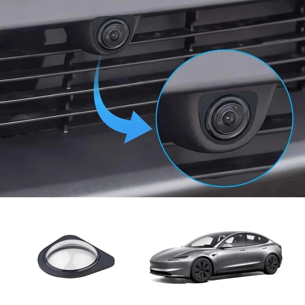 Front Bumper Camera Lens Guard Protective Cover for Tesla Model 3 Highland 2025+