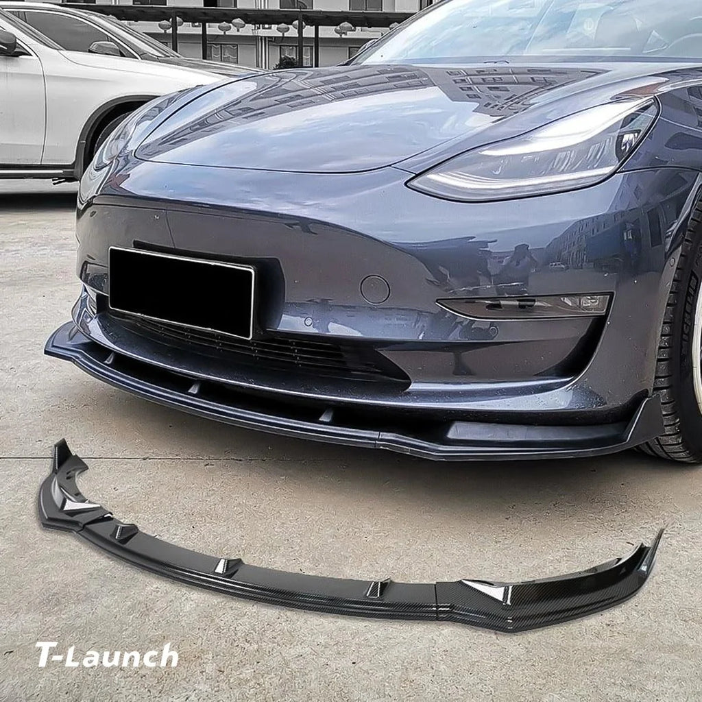 Front Bumper Lip Kit For Tesla Model 3 (2017-2023)