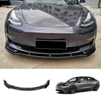 Front Bumper Lip Kit For Tesla Model 3 (2017-2023)