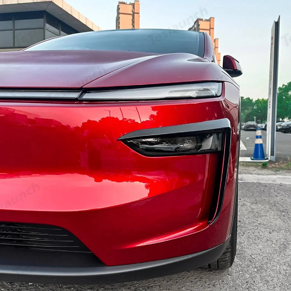 Front Fog Light Canard Trim Covers for Tesla Model Y Juniper 2025+