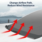 Front Hood Seal & Wind Deflector for Model 3/ Y/ S/ X - TPE Frunk Weather Stripping