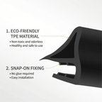 Front Hood Seal & Wind Deflector for Model 3/ Y/ S/ X - TPE Frunk Weather Stripping