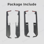 Front & Rear Door Armrest Overlays Covers (Carbon Fiber Pattern ABS) for Cybertruck 2024-2025 (4 PCS)