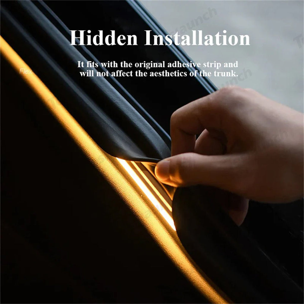 Front & Rear Trunk Ambient Lighting – Soft Glow Upgrade for Tesla Model Y Juniper 2025+