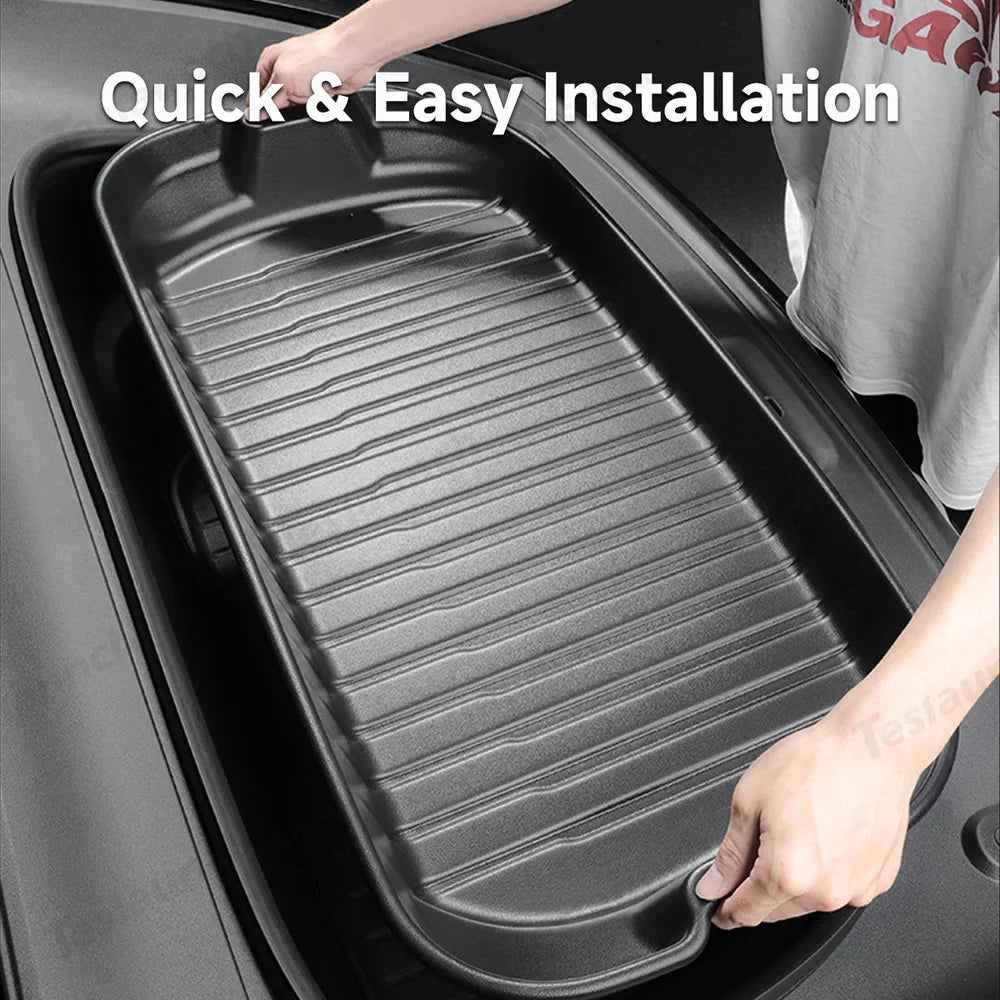 Front & Rear Trunk Shelf Storage Boxes for Tesla Model Y Juniper 2025+