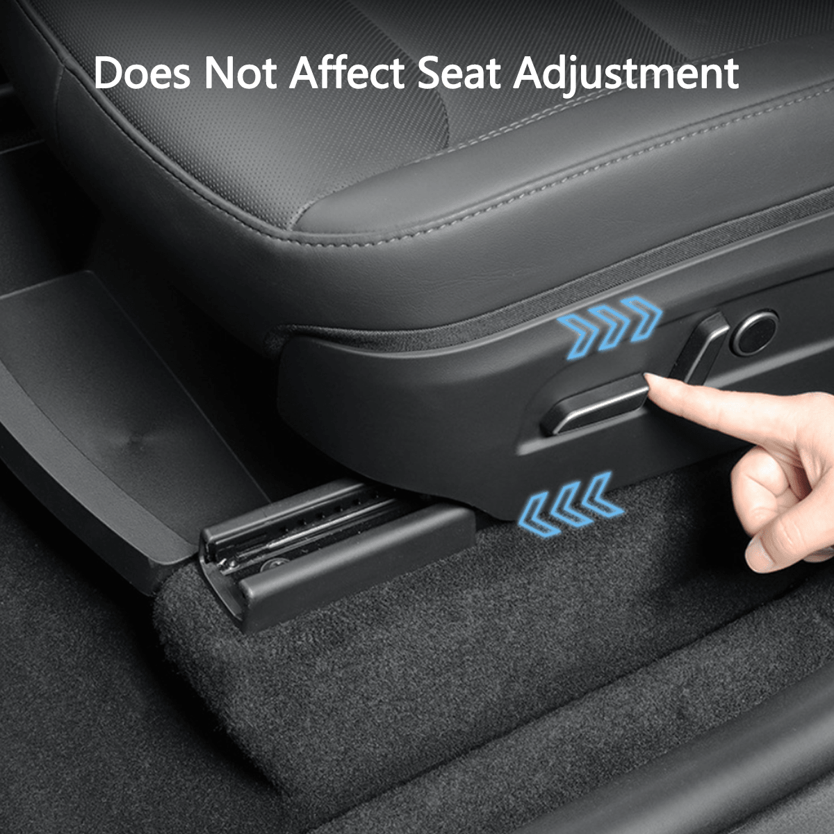 Front Row Under Seat Storage Box for Tesla Model Y 2021+