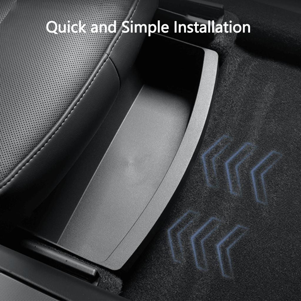 Front Row Under Seat Storage Box for Tesla Model Y 2021+