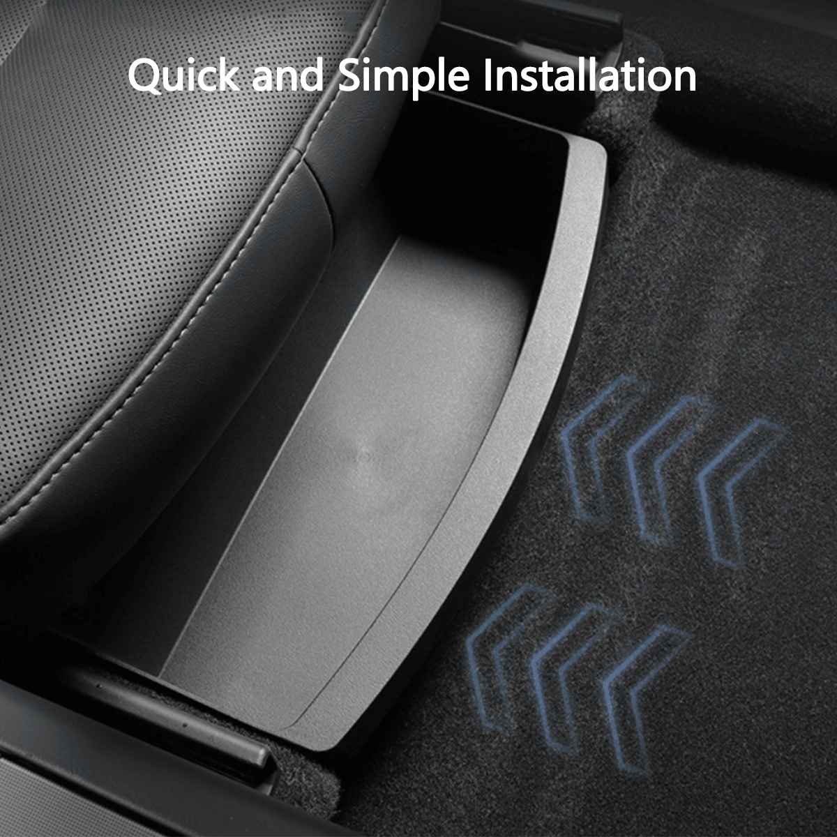 Front Row Under Seat Storage Box for Tesla Model Y 2021+