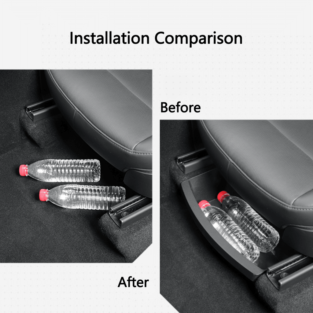 Front Row Under Seat Storage Box for Tesla Model Y 2021+