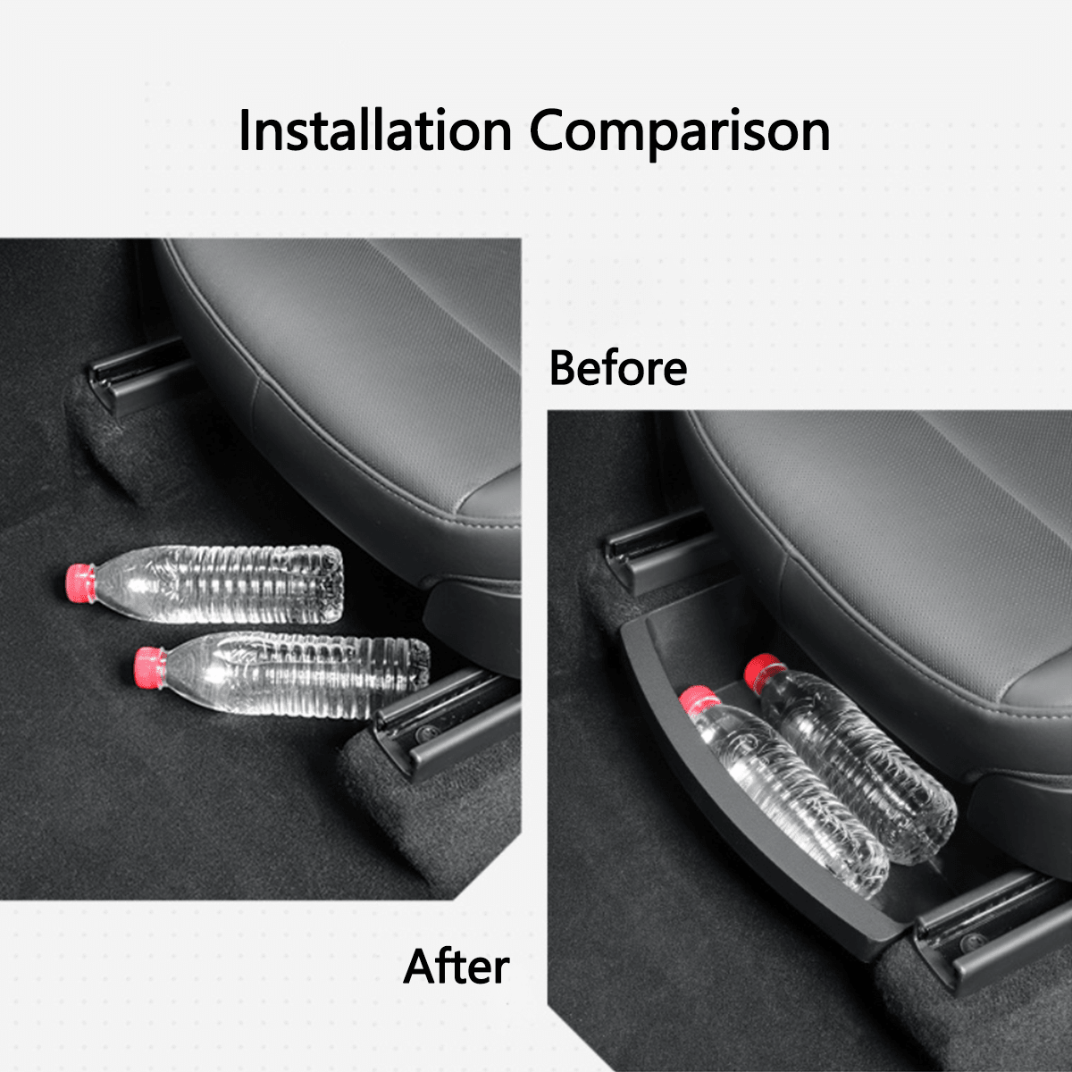 Front Row Under Seat Storage Box for Tesla Model Y 2021+
