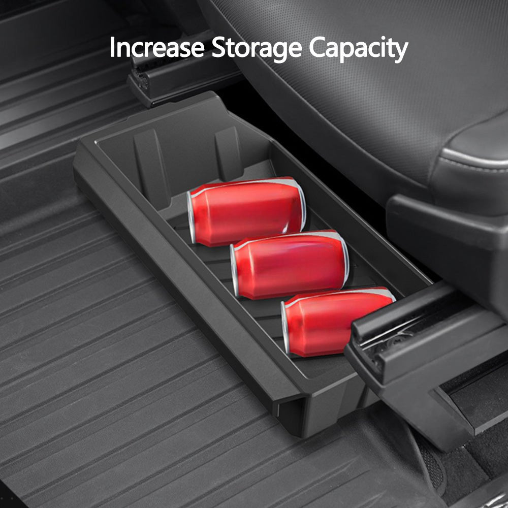 Front Under Seat Hidden Storage Box for Tesla Cybertruck