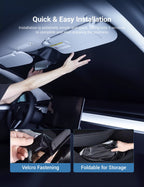 Front Windshield Sunshade for Model 3 / Model Y | Miroken