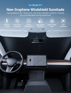 Front Windshield Sunshade for Model 3 / Model Y | Miroken