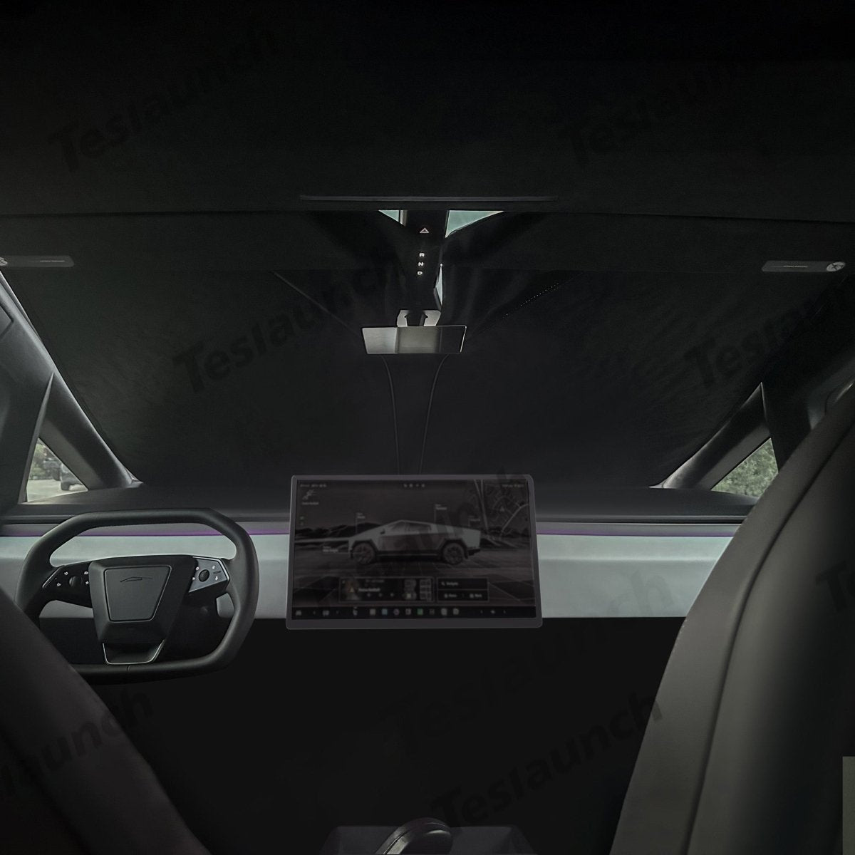 Front Windshield Sunshade Sun Visor for Tesla Cybertruck