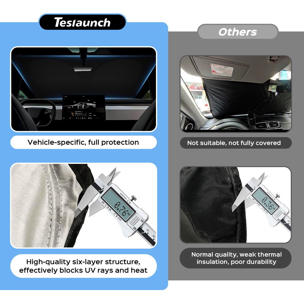 Front Windshield Sunshade Sun Visor for Tesla Cybertruck