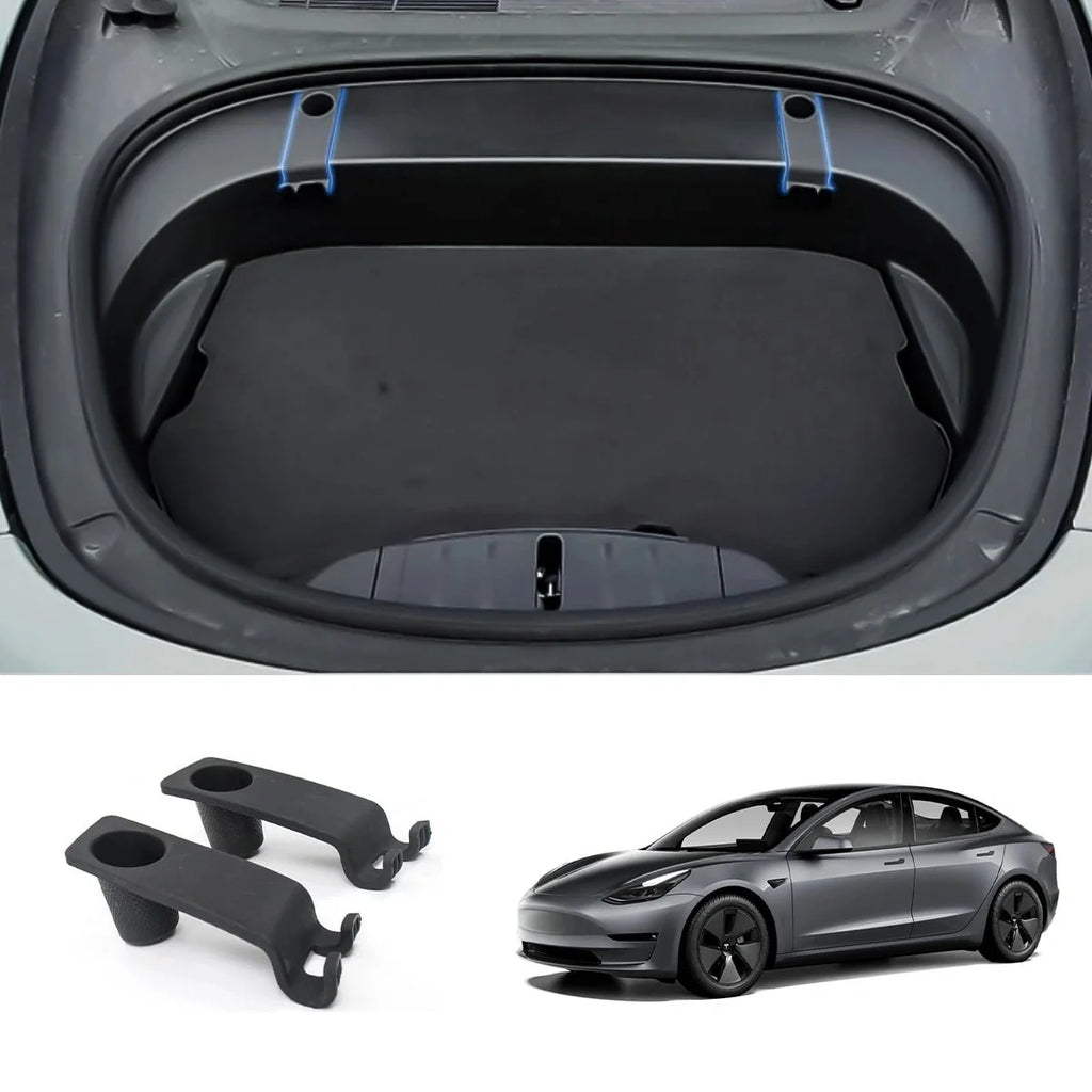 Frunk Bolt Cover & Hook Holding Clips For Tesla Model 3 (2021-2023)