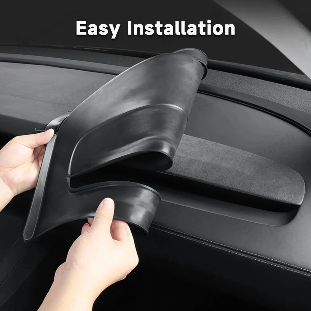 Full-Cover Silicone Dashboard Protector for Tesla Model Y Juniper 2025+