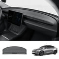 Full-Cover Silicone Dashboard Protector for Tesla Model Y Juniper 2025+