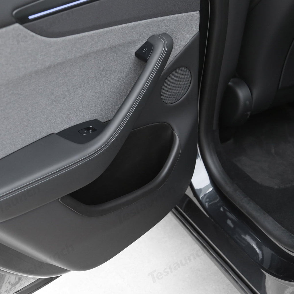 Full-Coverage Door Storage Organizer – Waterproof & Dirt-Resistant for Tesla Model Y Juniper 2025+