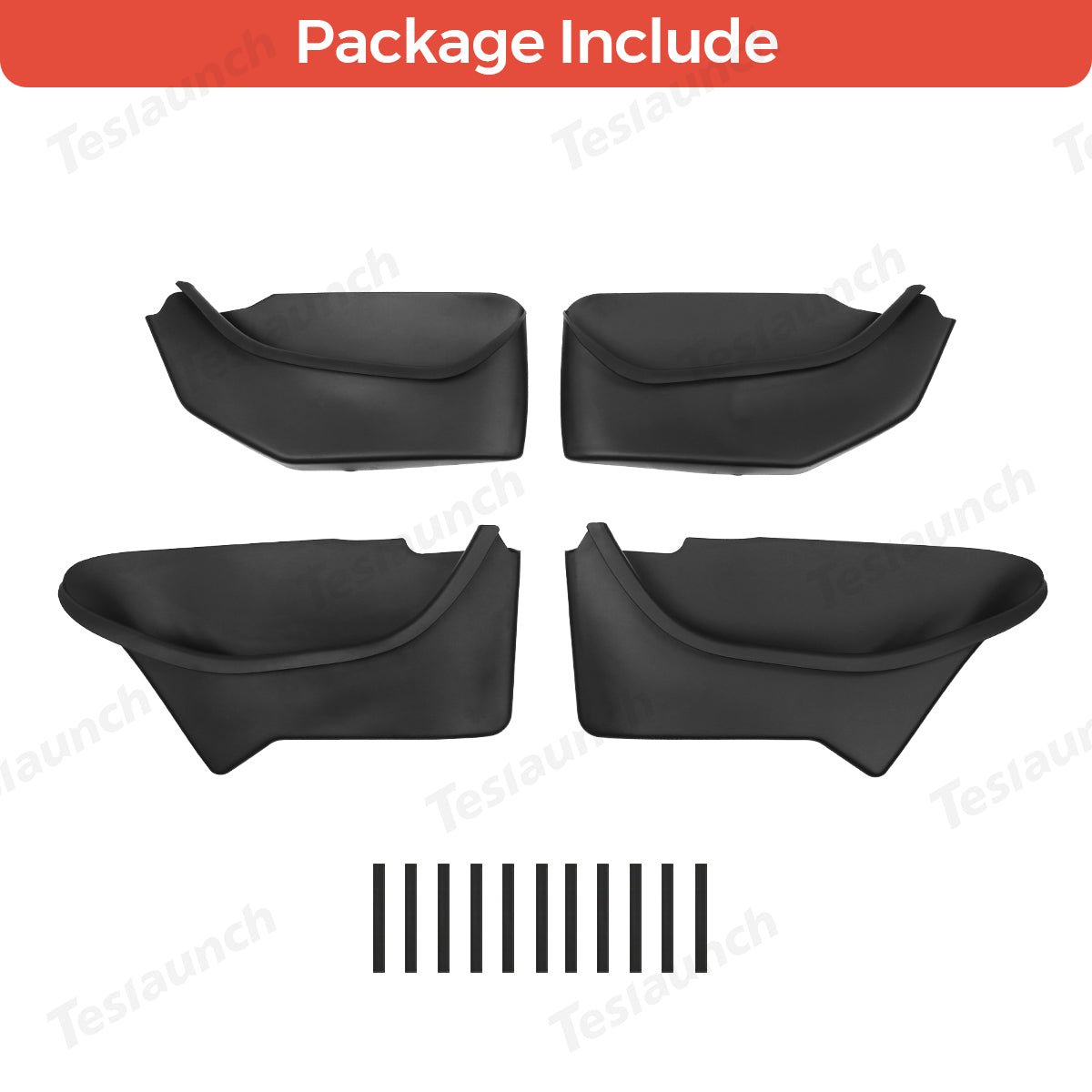 Full-Coverage Door Storage Organizer – Waterproof & Dirt-Resistant for Tesla Model Y Juniper 2025+