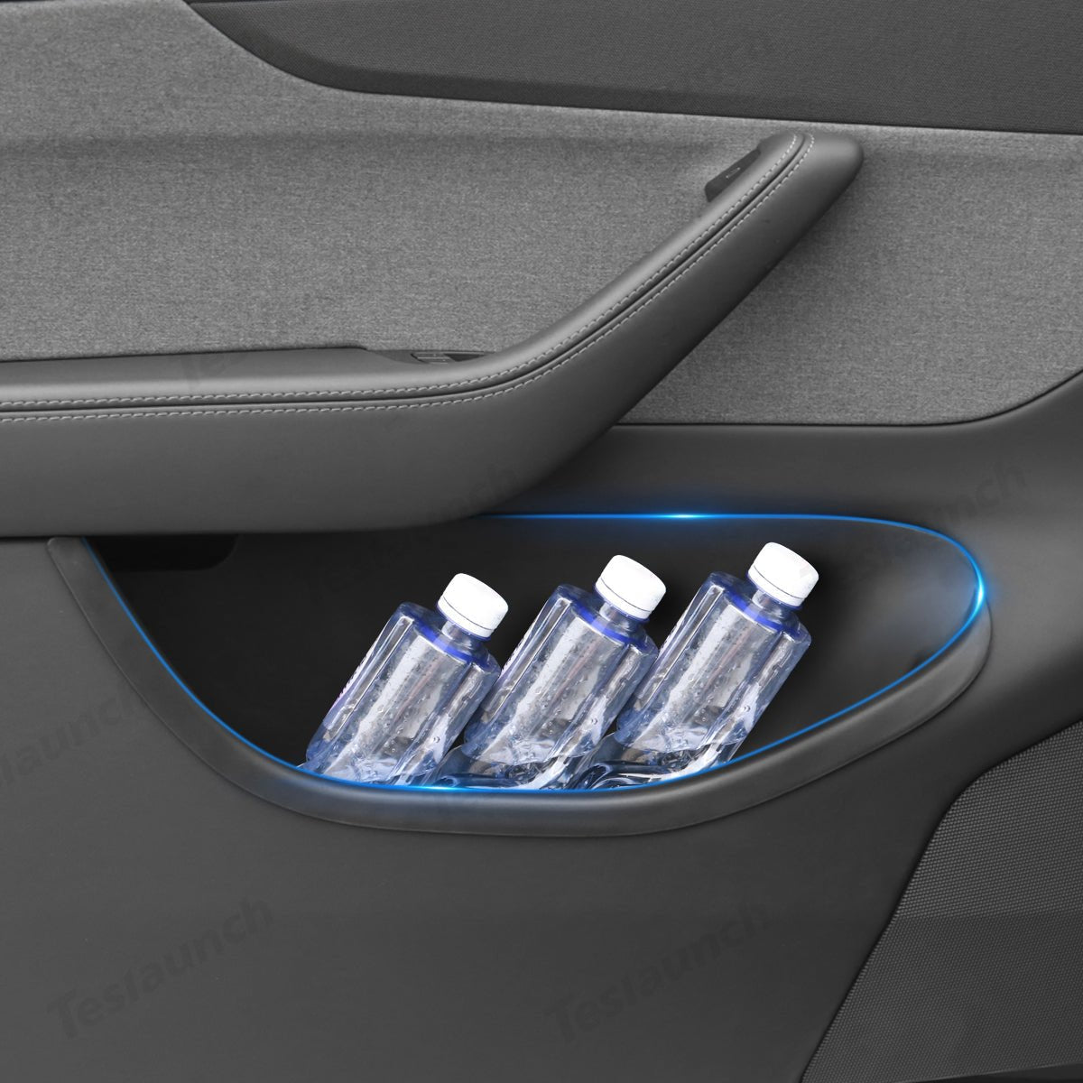 Full-Coverage Door Storage Organizer – Waterproof & Dirt-Resistant for Tesla Model Y Juniper 2025+
