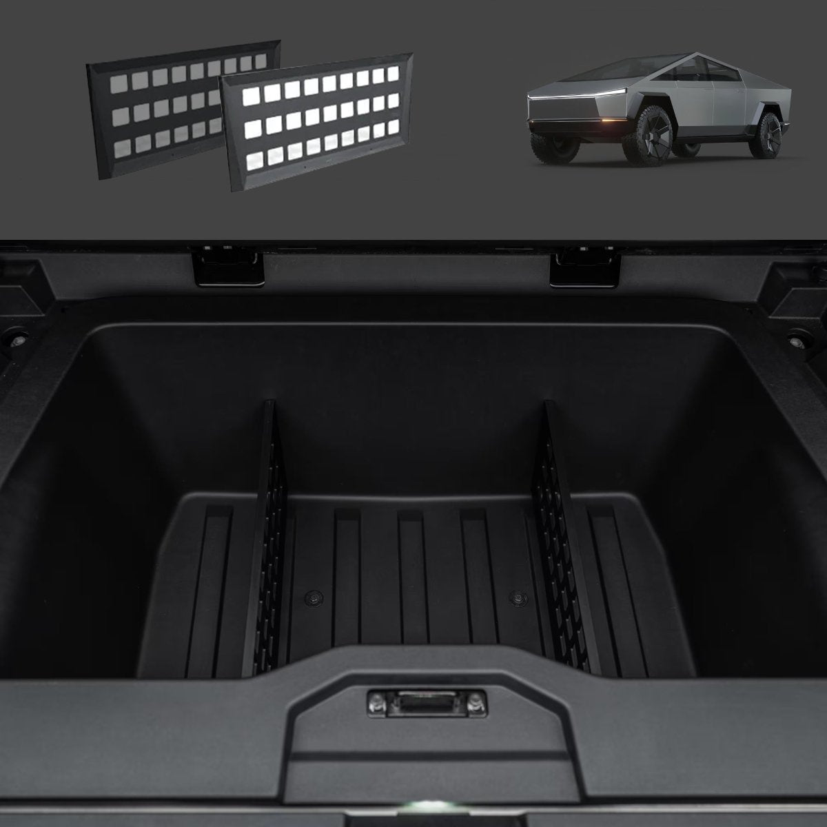 Gear Locker Dividers for Cybertruck (2 Pcs)