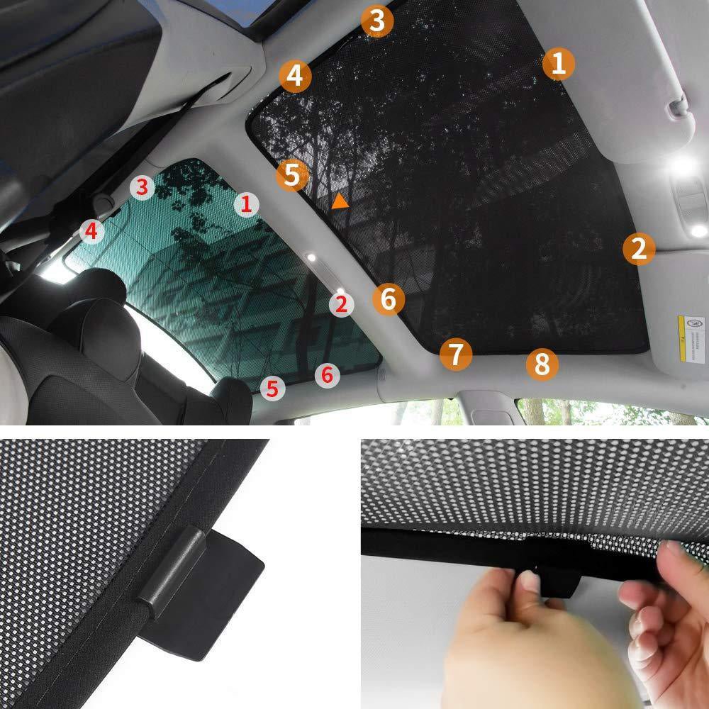 Glass Roof / Sunroof Sunshade for Tesla Model 3(2017-2020) Sun Visor Accessories
