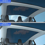 Glass Roof / Sunroof Sunshade for Tesla Model 3(2021-2023) Sun Visor Accessories