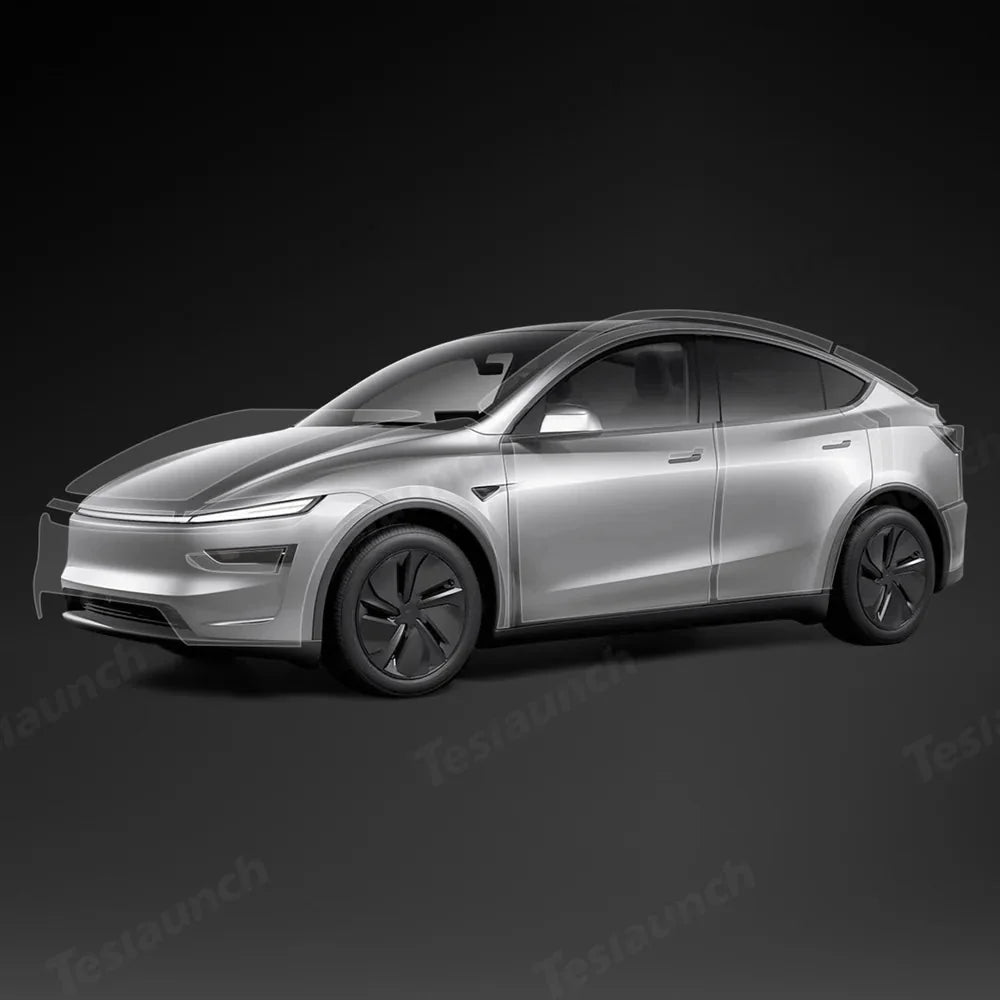 Glossy TPU Invisible Full Car Paint Protection Film (PPF) for Tesla Model Y Juniper 2025+