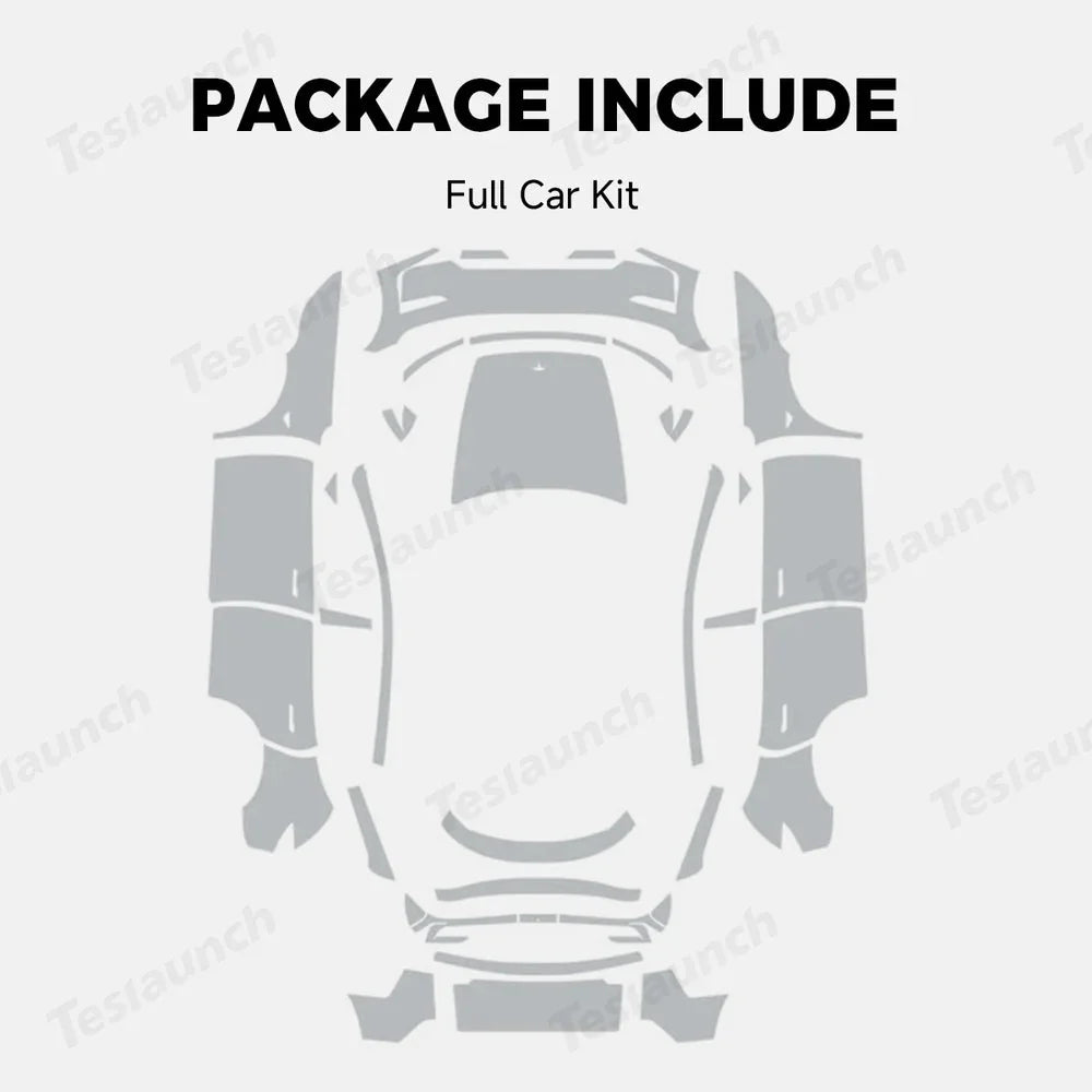 Glossy TPU Invisible Full Car Paint Protection Film (PPF) for Tesla Model Y Juniper 2025+
