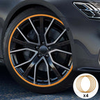 Gold Aluminum Alloy Wheel Rim Protector- Fits All Cars