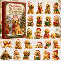 Golden Retriever Advent Calendar 2026 - 24 Ornaments
