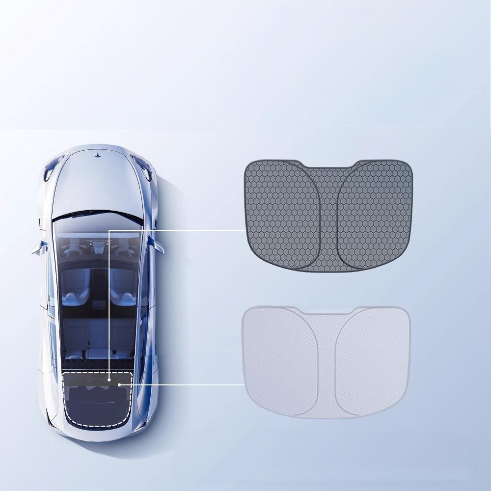 Graphene Rear Windshield Sunshade for Tesla Model 3 Highland / Model Y Juniper