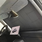 Graphite-Insulated Foldable Front Windshield Sunshade for Tesla Model 3 2017+/ Model Y 2020+