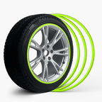 Green Aluminum Alloy Wheel Rim Protector- Fits All Cars