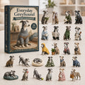 Greyhound Advent Calendar 2026 - 24 Greyhound Christmas Ornaments