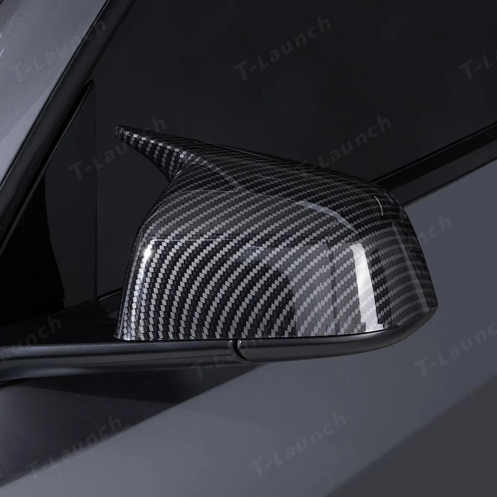 GT-Style Side Mirror Cover Caps for Tesla Model Y Juniper 2025+