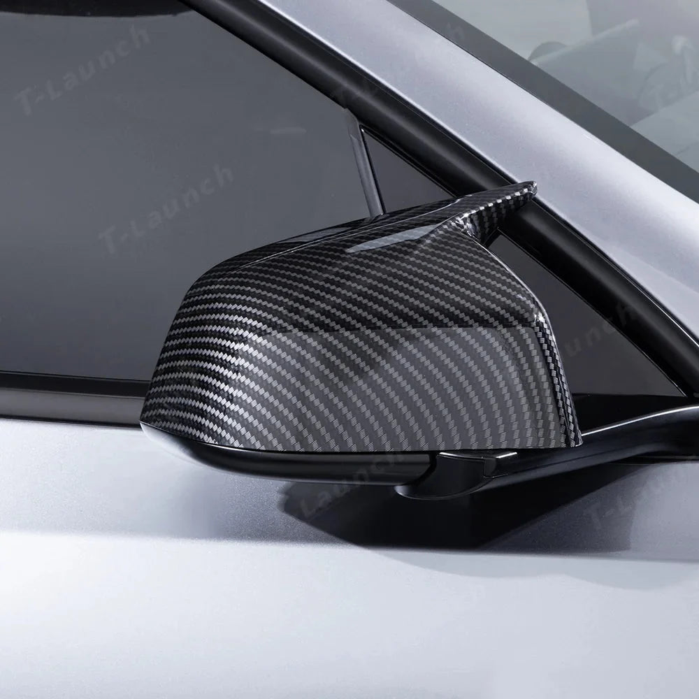 GT-Style Side Mirror Cover Caps for Tesla Model Y Juniper 2025+