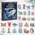 Shark Advent Calendar 2026 - 24 Funny Shark Ornaments