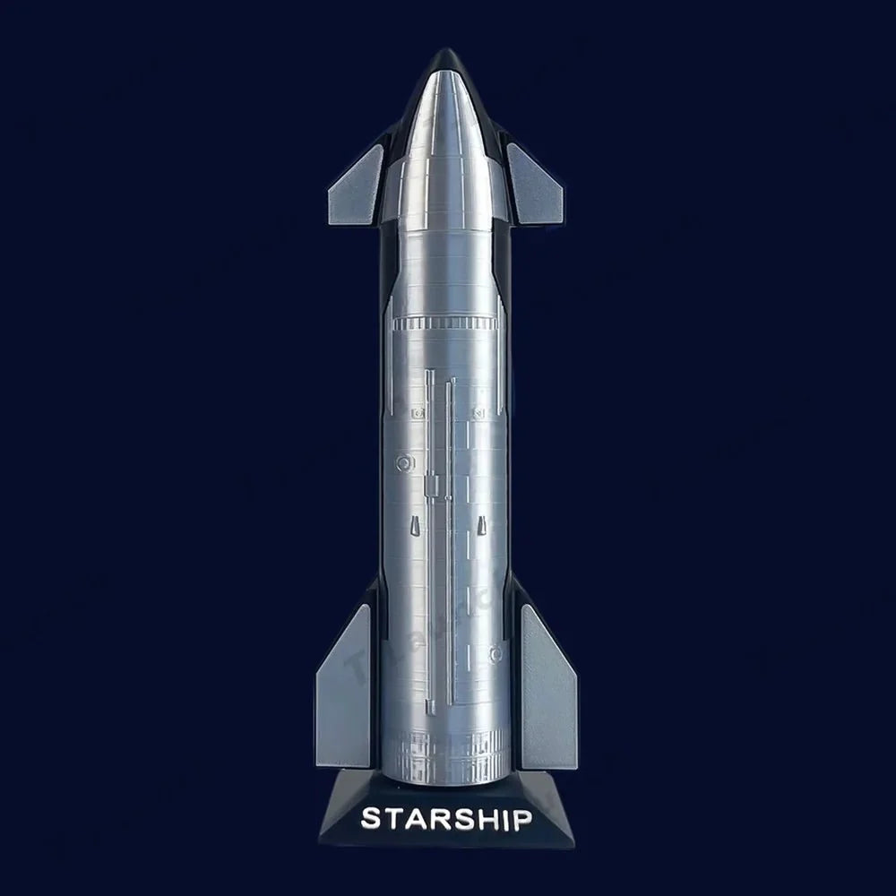 Handcrafted SpaceX Starship B7 Rocket Model Ready-to-Display Collectible
