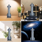 Handcrafted SpaceX Starship B7 Rocket Model Ready-to-Display Collectible